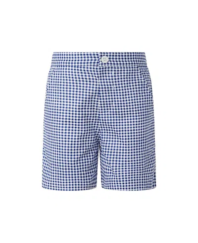 Rachel Riley Boys' Gingham Shorts - Little Kid, Big Kid In Blue