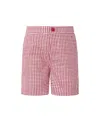 Rachel Riley Boys' Gingham Shorts - Little Kid, Big Kid In Red