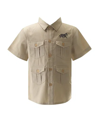 Rachel Riley Boys' Safari Shirt - Little Kid, Big Kid In Neutral