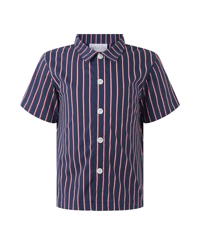 Rachel Riley Boys' Striped Shirt - Little Kid, Big Kid In Multi