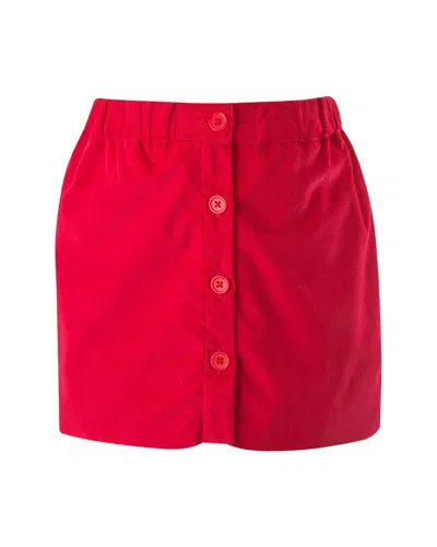 Rachel Riley Button-front Skirt In Red