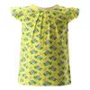 Rachel Riley Coconut Ruffle Top In Yellow