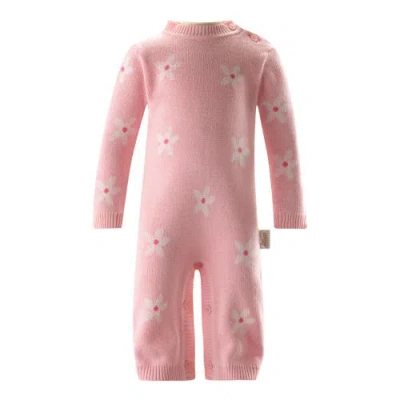 Rachel Riley Babies'  Daisy Knit Playsuit
