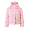 Rachel Riley Daisy Puffer Jacket In Pink