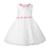 Rachel Riley Daisy Tulle Dress In White