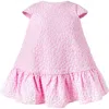 Rachel Riley Drop Hem Party Dress In Pink