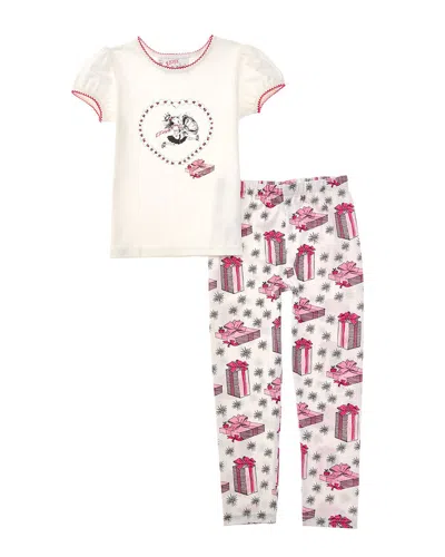 Rachel Riley Eloise Gift Print Legging Set In Multi