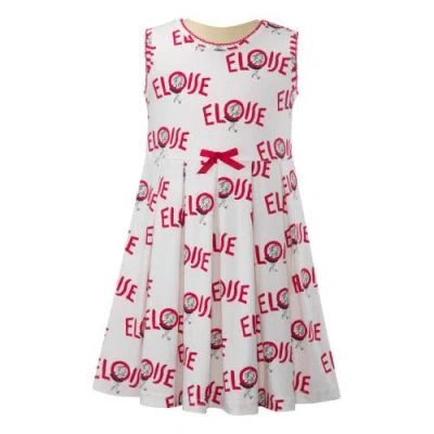 Rachel Riley Kids'  Eloise Logo Jersey Dress