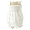Rachel Riley Eyelet Ruched Bubble In White