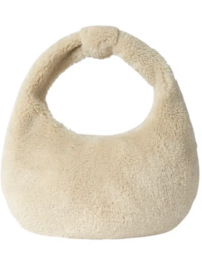 Rachel Riley Faux Fur Bag In Neutral
