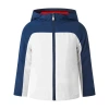 Rachel Riley Fleece Lined Hooded Jacket In Navy