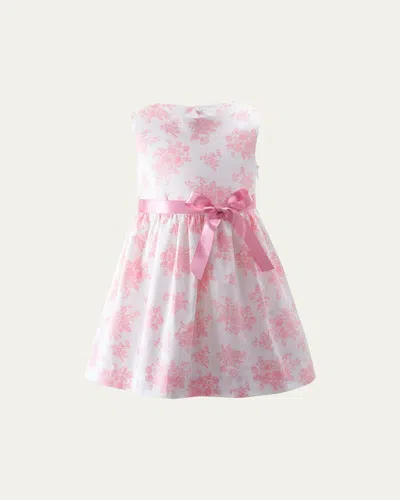 RACHEL RILEY GIRL'S FLORAL TOILE DRESS