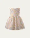 Rachel Riley Girls' Flutter Flower Party Dress - Little Kid, Big Kid In Multi