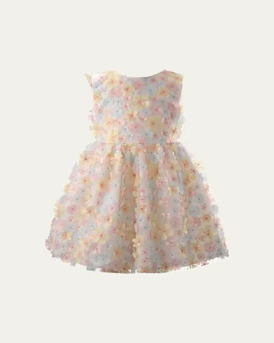 RACHEL RILEY GIRL'S FLUTTER FLOWER PARTY DRESS