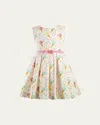 Rachel Riley Girl's Ice Cream Dress In Pink