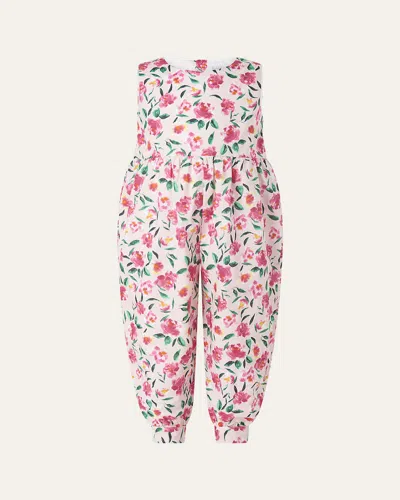 RACHEL RILEY GIRL'S POSY FLORAL SLEEVELESS JUMPSUIT