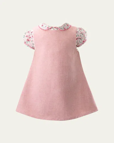 RACHEL RILEY GIRL'S TWEED PINAFORE DRESS & TOP SET
