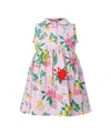 Rachel Riley Botanical Floral Jersey Dress In Pink