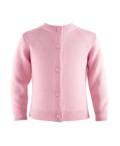 Rachel Riley Girls' Cashmere Cardigan - Baby In Pink