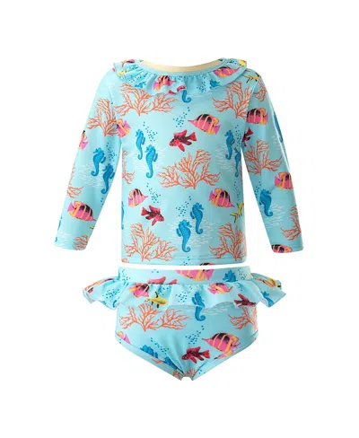 RACHEL RILEY UNISEX CORAL REEF RASHGUARD SET