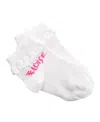Rachel Riley Girls' Eloise Ankle Socks - Little Kid, Big Kid In White