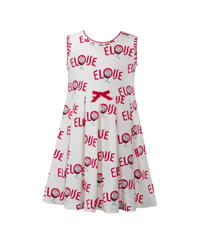 Rachel Riley Girls' Eloise Logo Jersey Dress - Little Kid, Big Kid In White