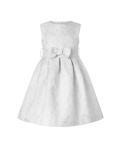 Rachel Riley Girls' Floral Damask Party Dress - Little Kid, Big Kid In White