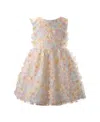 Rachel Riley Girls' Flutter Flower Party Dress - Little Kid, Big Kid In Multicolor