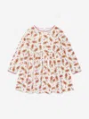 Rachel Riley Graphic-print Embroidered-edge Dress In Red