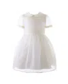 Rachel Riley Girls' Organza Pintuck Dress - Little Kid, Big Kid In White