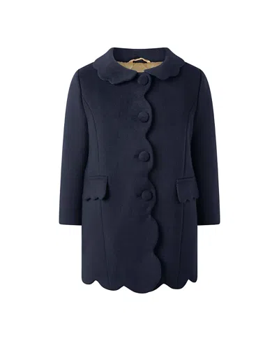 RACHEL RILEY GIRLS' SCALLOPED DRESS COAT - LITTLE KID, BIG KID