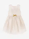Rachel Riley Girl's Sparkle Star Layered Tulle Dress In Pink