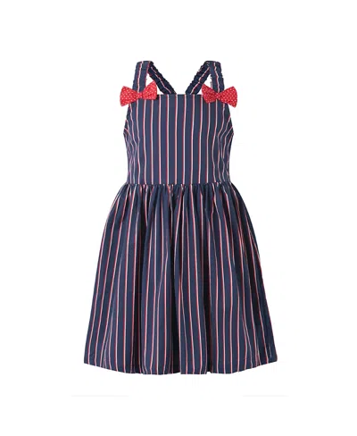Rachel Riley Girls' Stripe Sundress - Little Kid, Big Kid In Multi