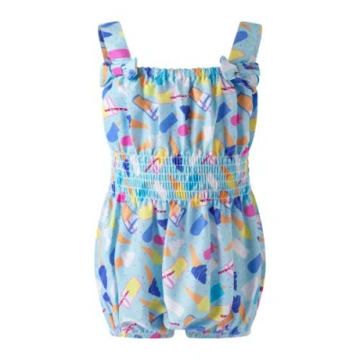 Rachel Riley Babies'  Ice Cream Swim Bubble In Blue