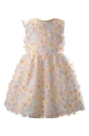 Rachel Riley Girls' Flutter Flower Party Dress - Little Kid, Big Kid In Pink Multi