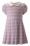 RACHEL RILEY RACHEL RILEY KIDS' SQUIGGLE STRIPE COTTON DRESS