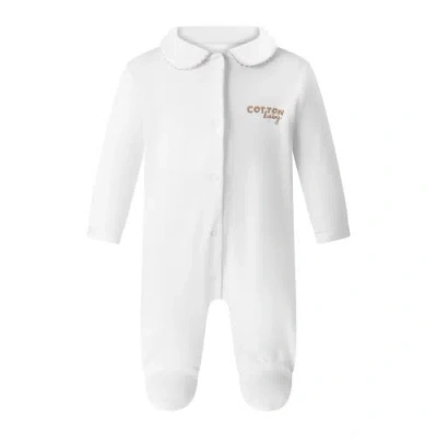 Rachel Riley Kids'  Logo Embroidered Babygro