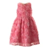 Rachel Riley Rosette Flutter Party Dress In Pink