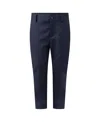 Rachel Riley Unisex Trousers With Satin Detail In Blue