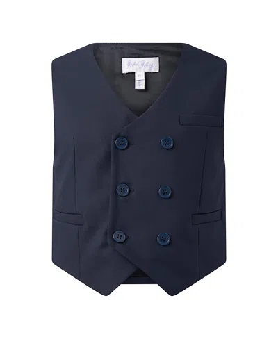 Rachel Riley Kids' Unisex Waistcoat In Blue