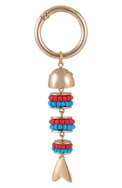 Rachel Roy Beaded Sardine Bag Charm In Multi