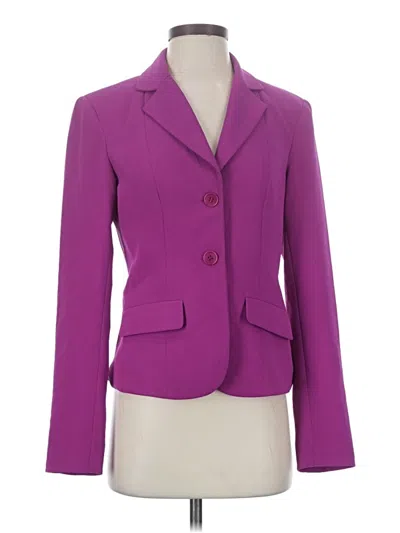 Pre-owned Rachel Roy Blazer Jacket In Purple