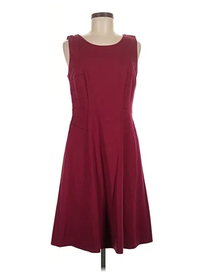 Pre-owned Rachel Roy Casual Dress In Burgundy