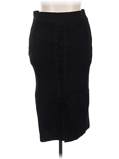 Pre-owned Rachel Roy Casual Skirt In Black