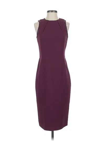 Pre-owned Rachel Roy Cocktail Dress In Burgundy