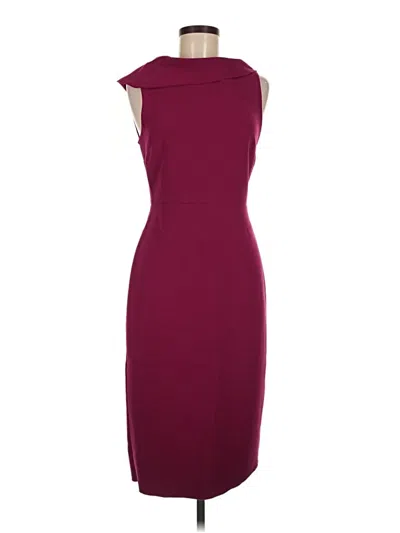 Pre-owned Rachel Roy Cocktail Dress In Burgundy