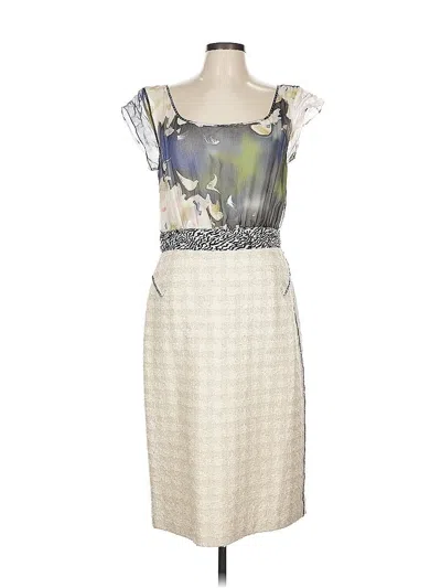 Pre-owned Rachel Roy Cocktail Dress In White