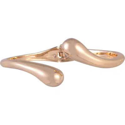 Rachel Roy Curve Hinge Bracelet In Gold