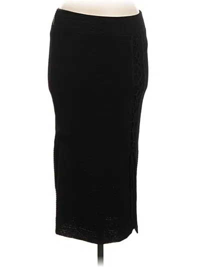 Pre-owned Rachel Roy Formal Skirt In Black