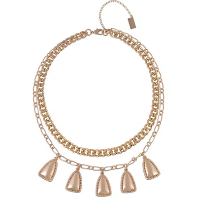 Rachel Roy Layered Chain Necklace In Gold
